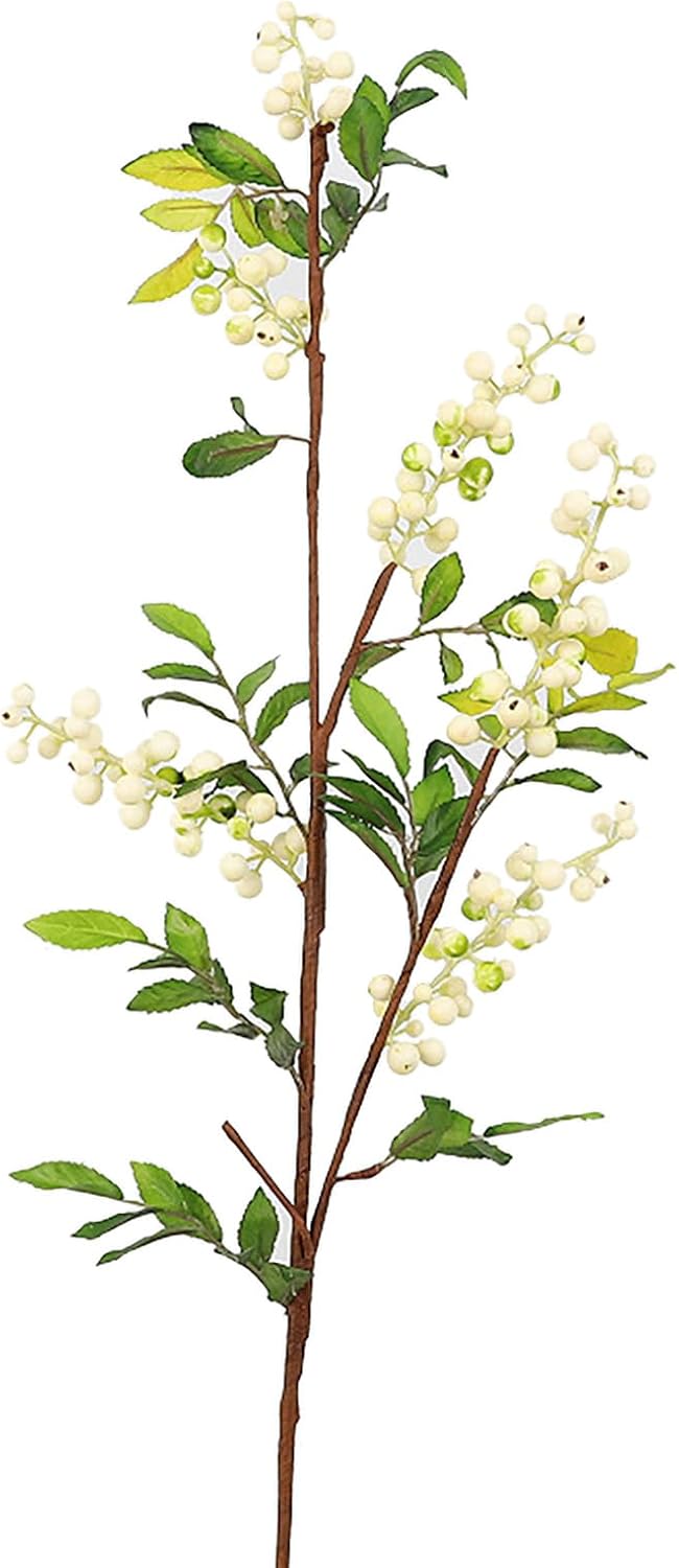 DriKou Artificial Fruit Tree Branches White