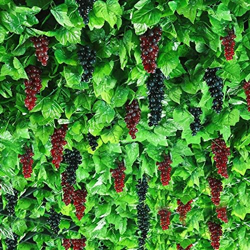 ASkinds 5Pcs Artificial Grapes Vines Leaves Garland