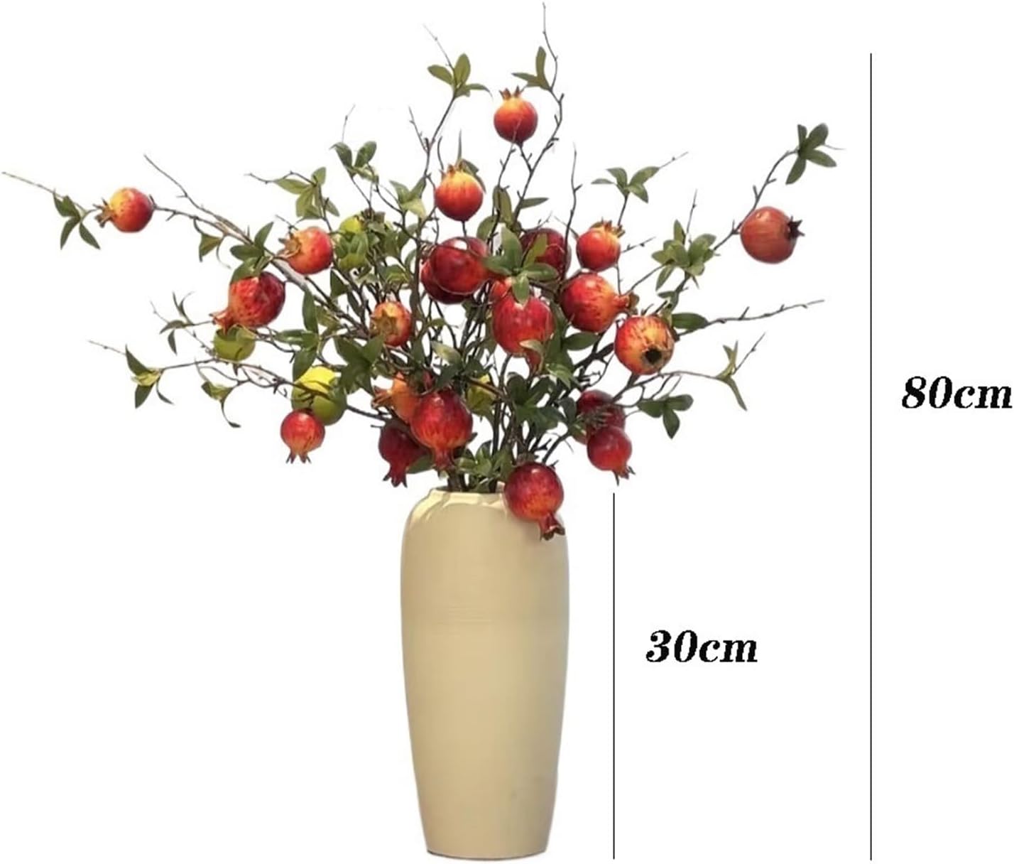 GRFIT Artificial Pomegranate Flower Decor Arrangement