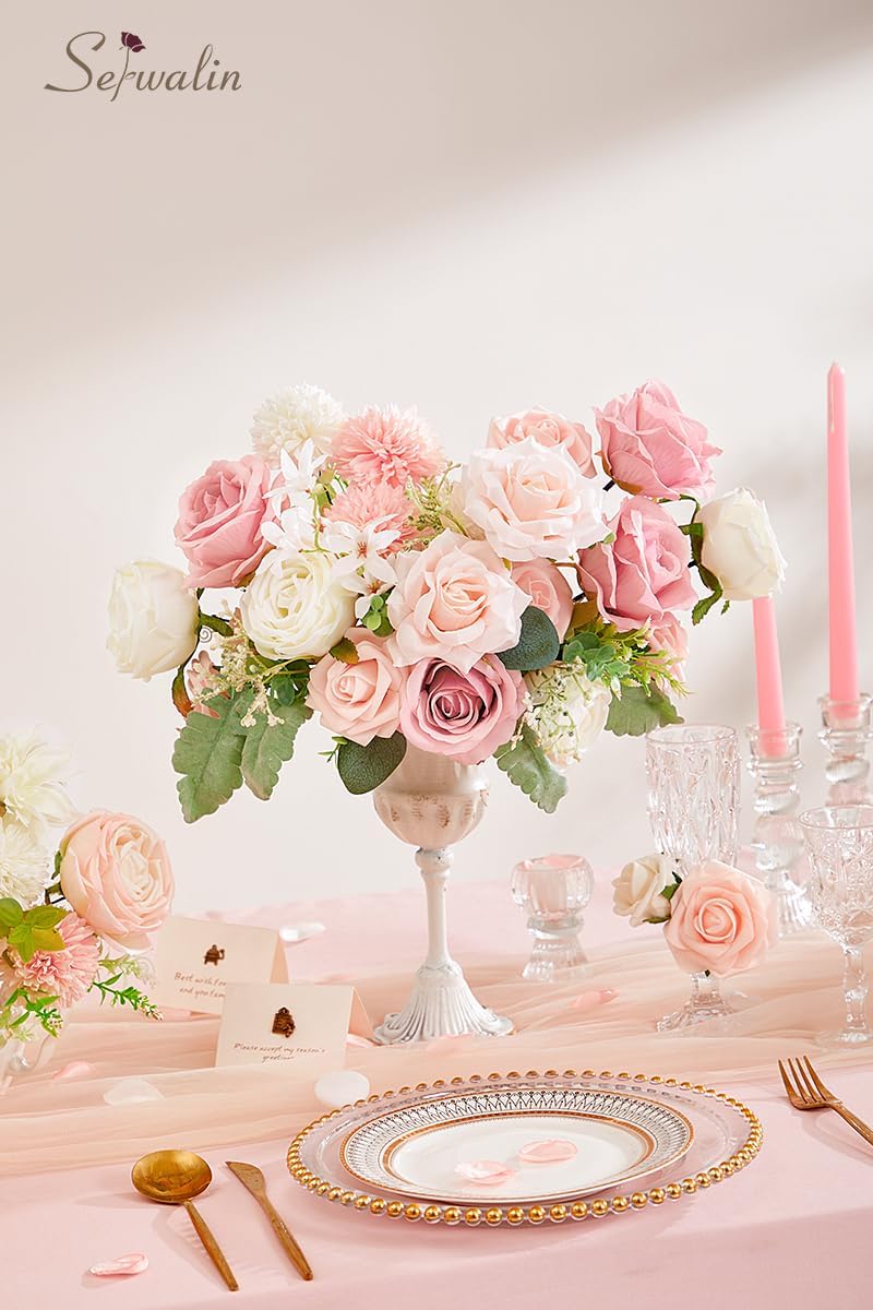 Serwalin Artificial Flowers for Wedding and Party Decor