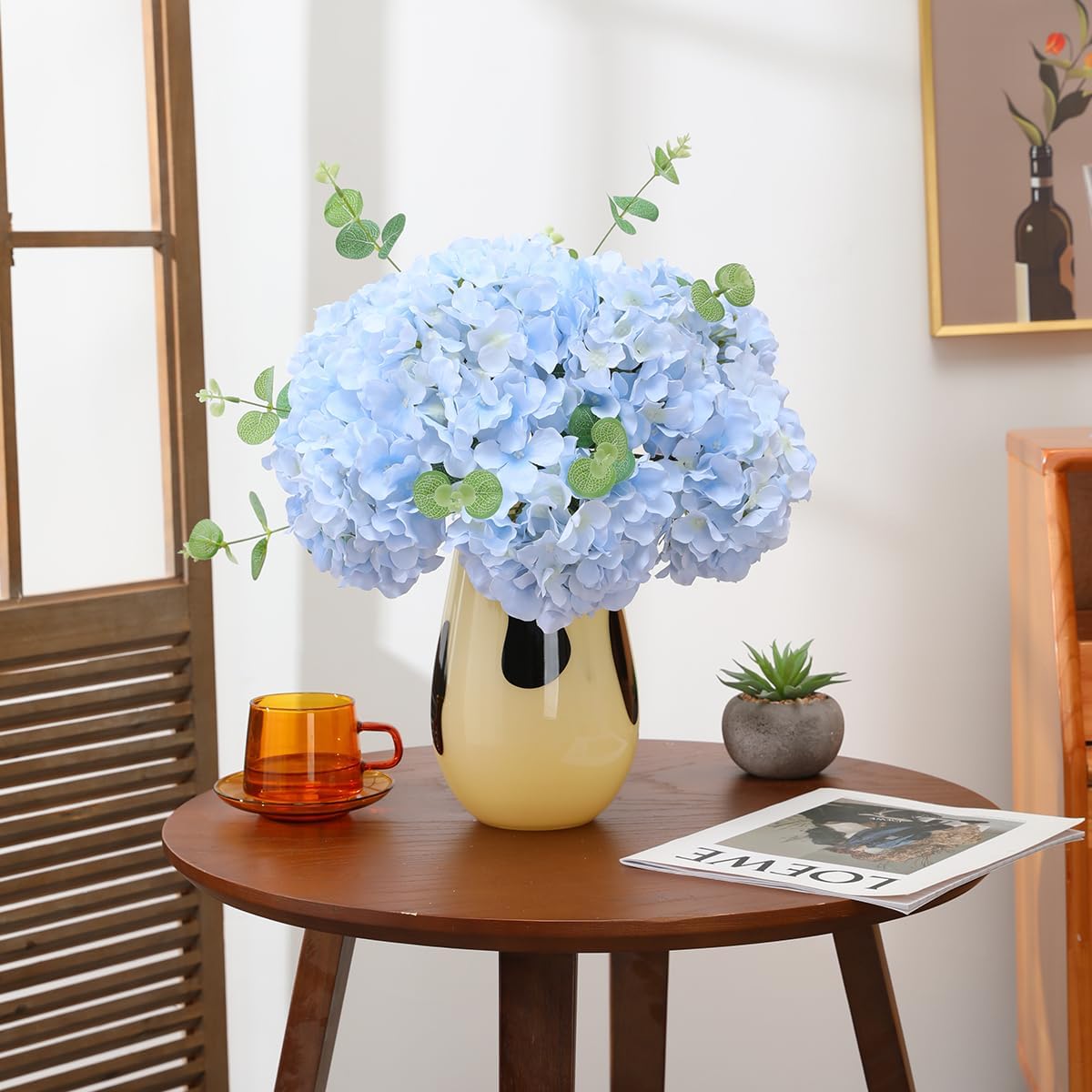 Tifuly Hydrangea Artificial Flowers 12 pcs