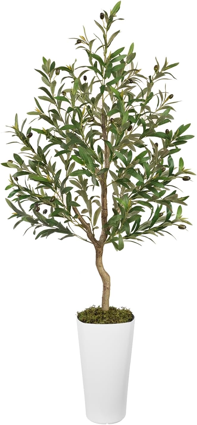 Vitalismo Artificial Olive Tree 5ft Tall Indoor Decor Tree