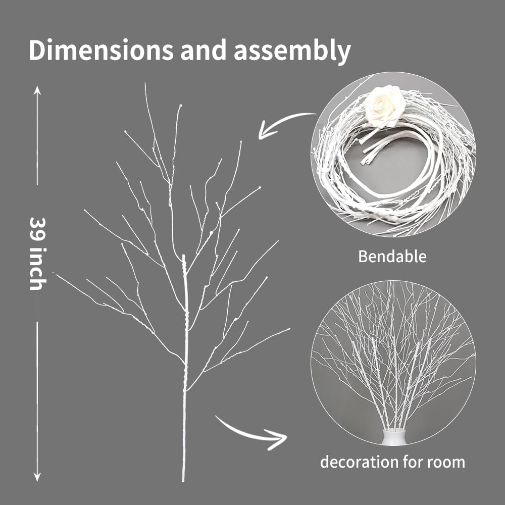 MelorcaGuilla Artificial Branches for Vase