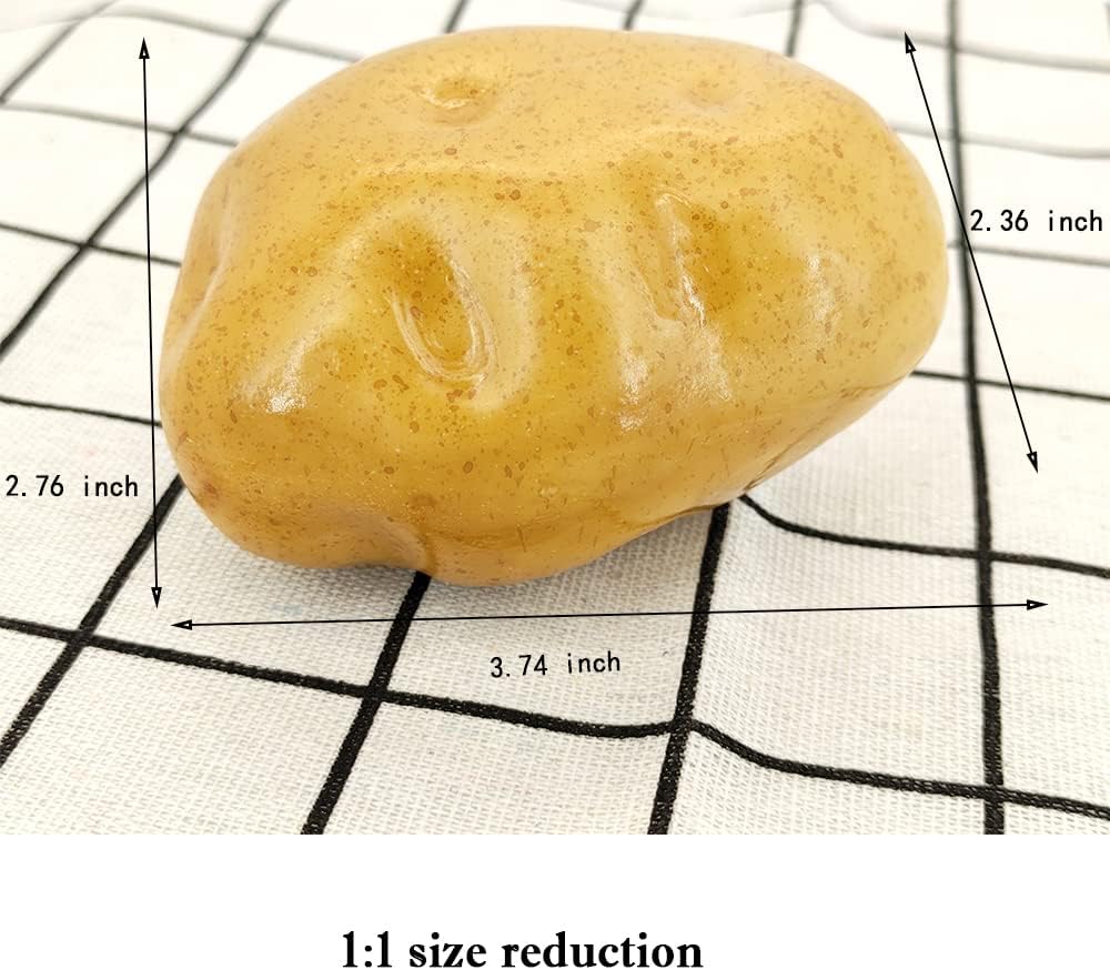 Laiiqi 35 Pcs Artificial Potato Decorations