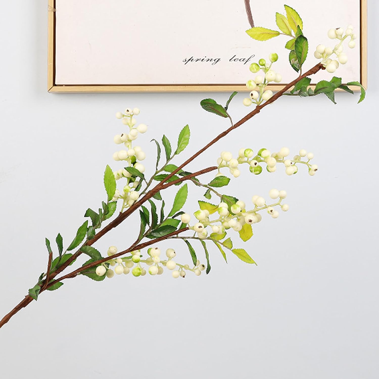 DriKou Artificial Fruit Tree Branches White
