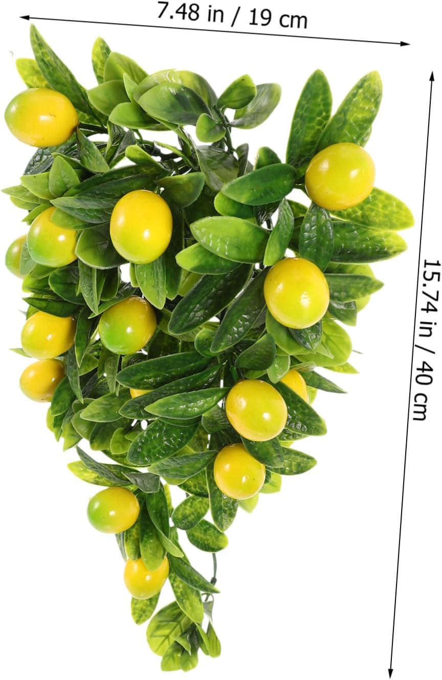 Happyyami Artificial Fruit Hanging Vine for Living Room Decor