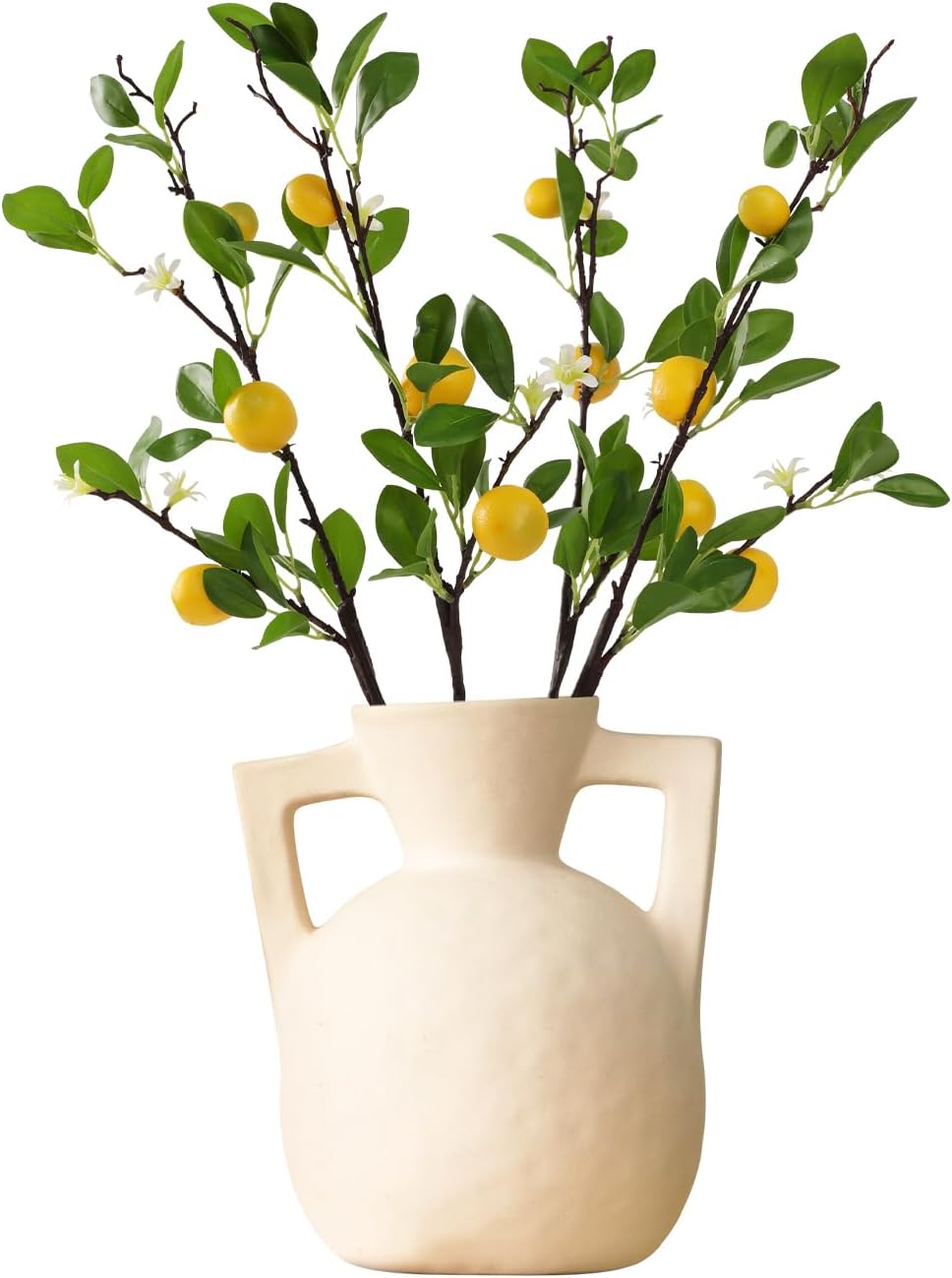 ucky Artificial Lemon Branches 4pcs 27 Inch