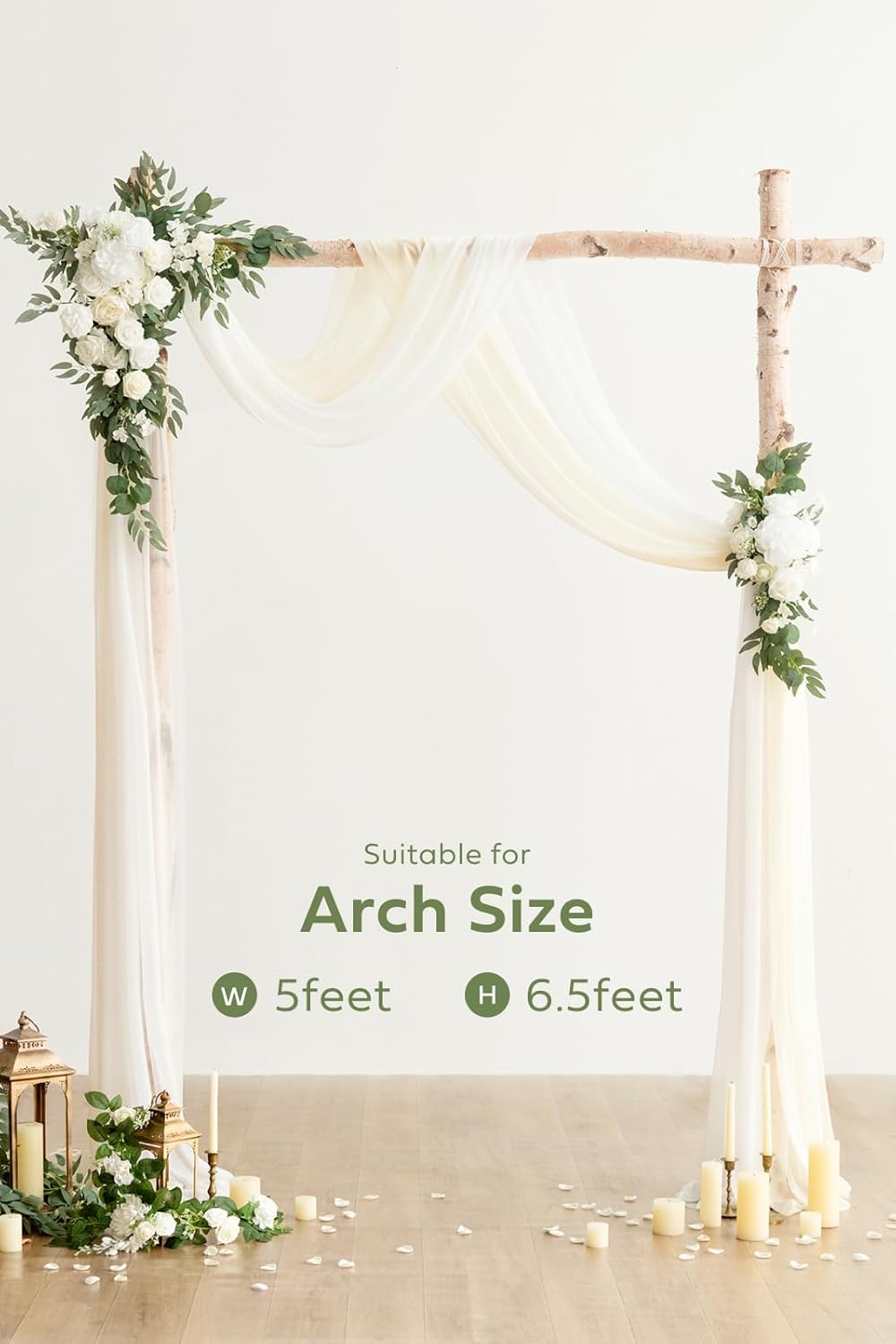 Lings Moment Artificial Wedding Arch Flowers Kit Pack of 4