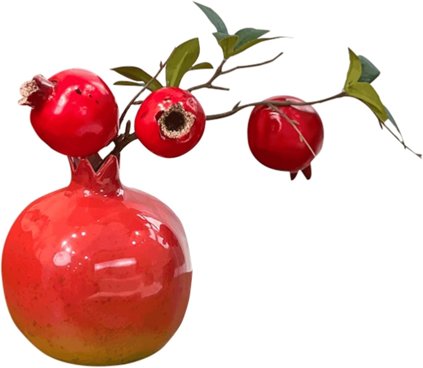 Realistic Foam Artificial Flowers with Ceramic Vase