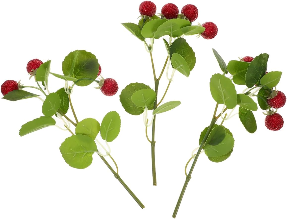 ARTIBETTER Artificial Berry Branches Flower Vases Decor