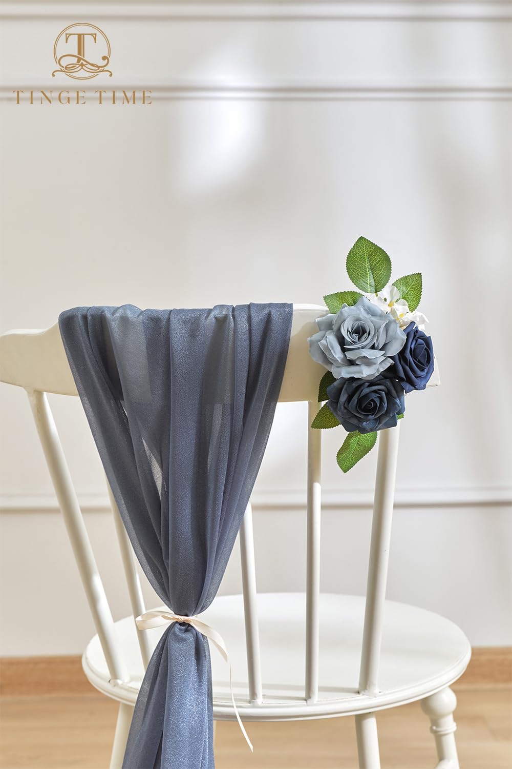 TINGE TIME Navy Blue Artificial Flowers Combo
