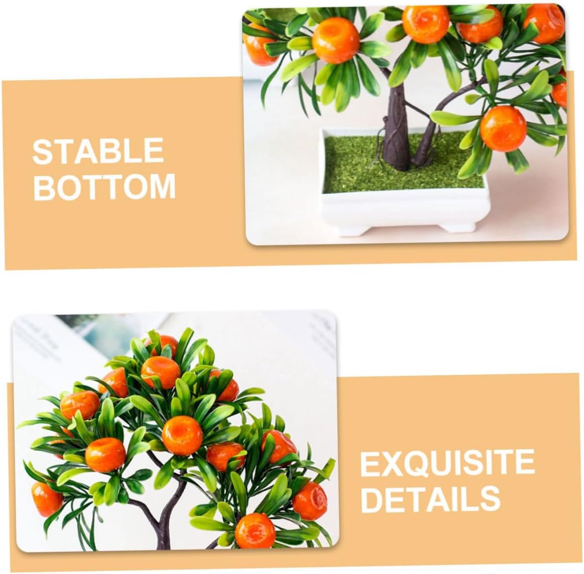 Faux Fruit Tree Decor Artificial Bonsai Plant