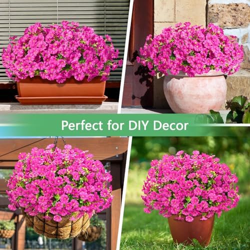 Yastouay Artificial Flowers for Outdoor Decoration