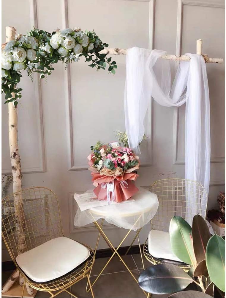 HS BRIDAL 30 Inch Artificial Floral Swag for Wedding Arch