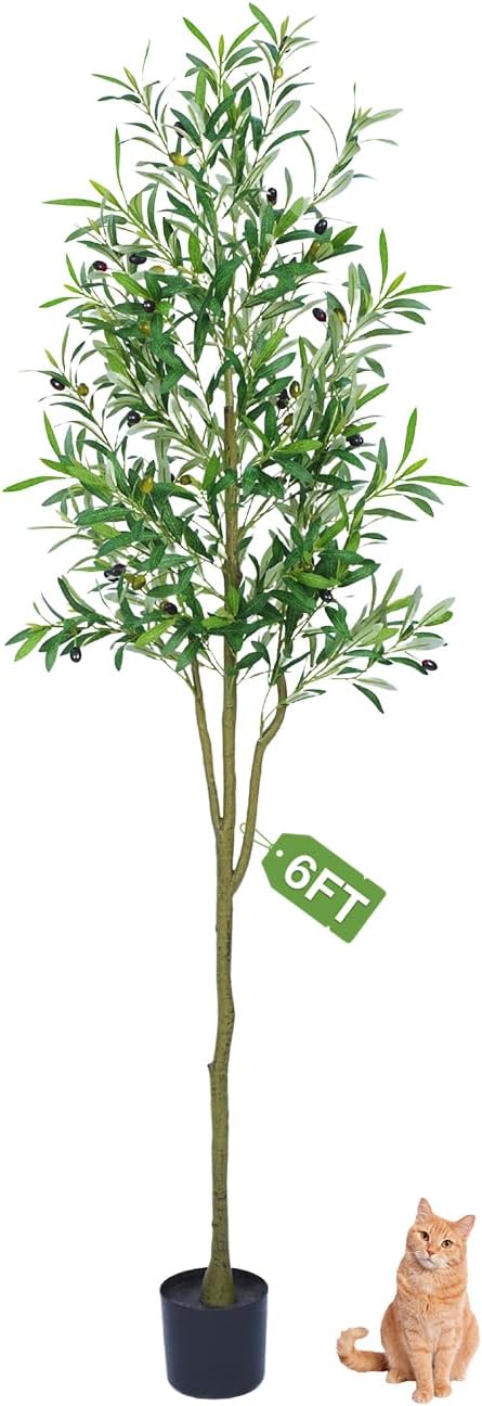 Olive Trees Artificial Indoor 6FT Decor Tree