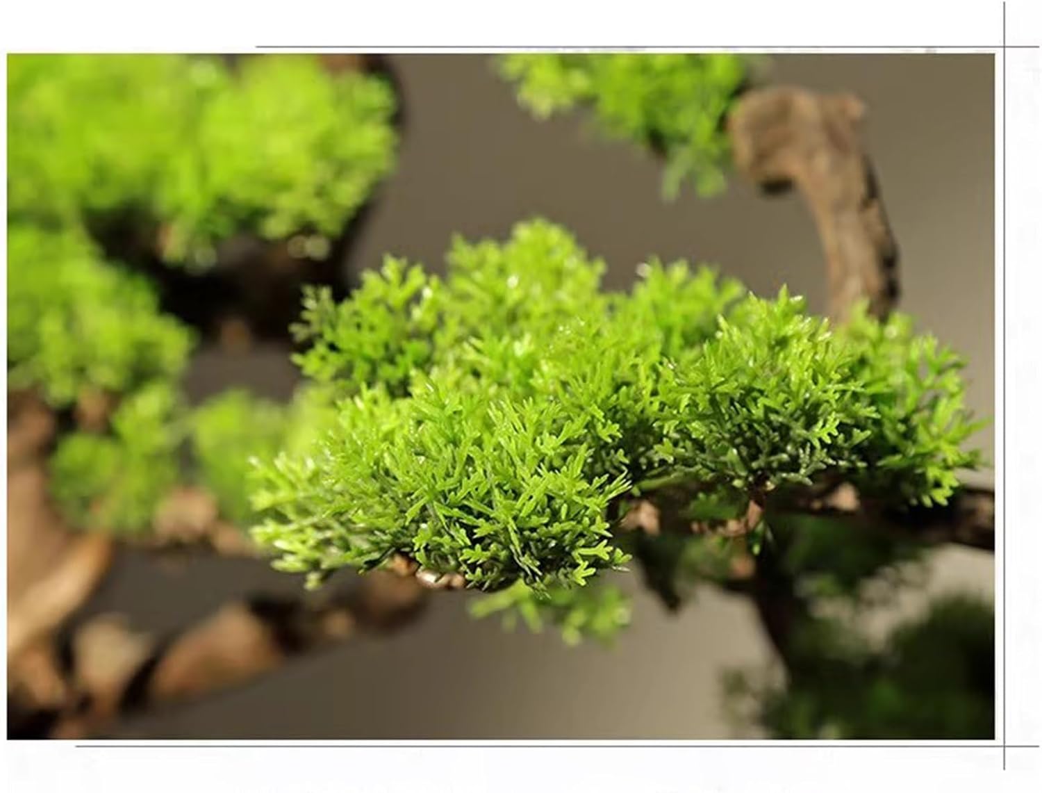 Artificial Bonsai Tree Gray Living Room Decor
