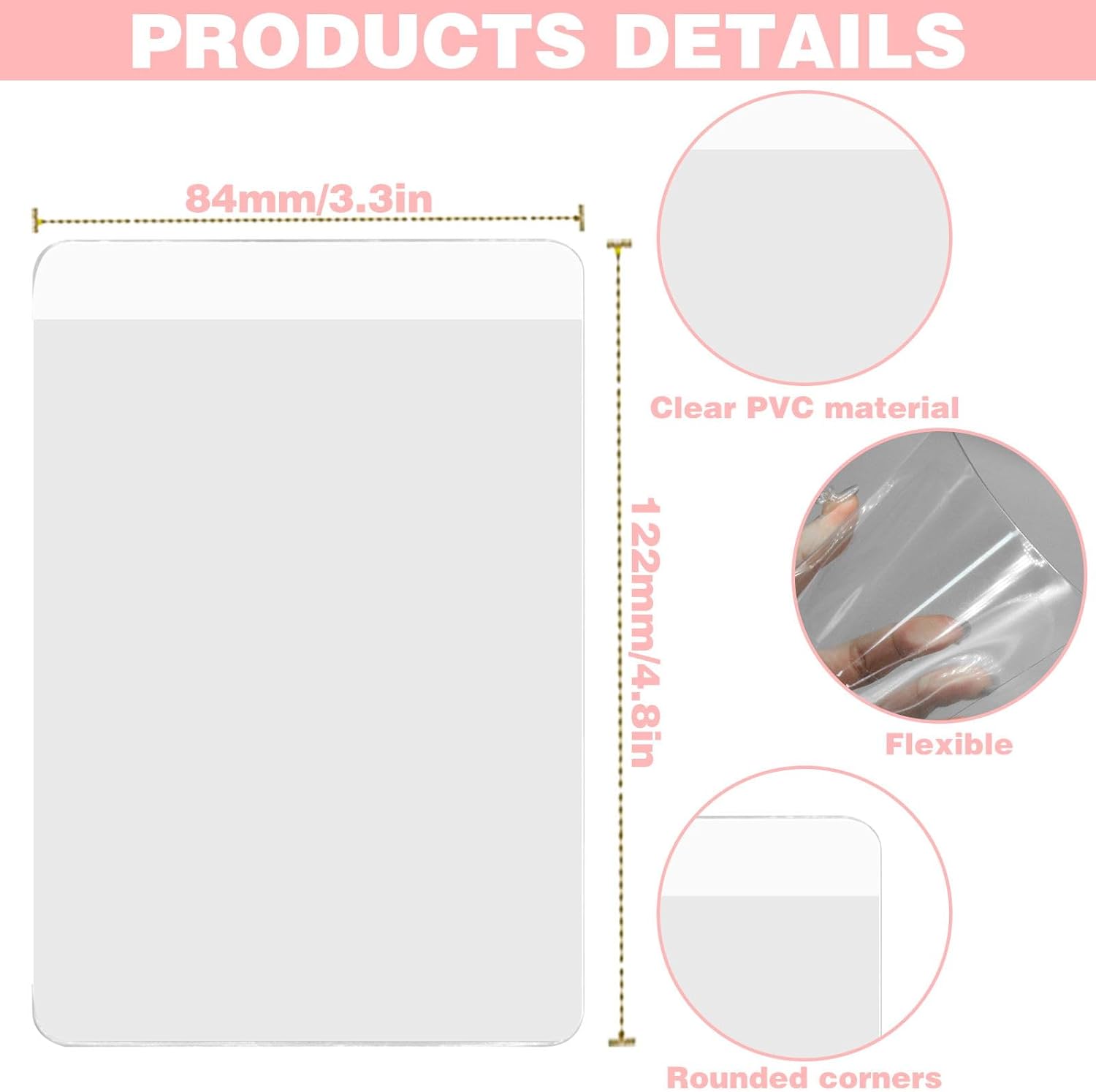 CANIPHA 20Pcs Clear Pocket Boutonniere Holder