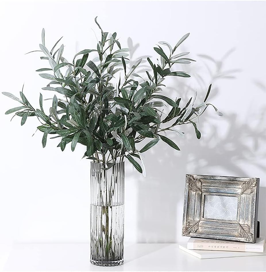 5pcs Artificial Olive Branches for Vases Decor