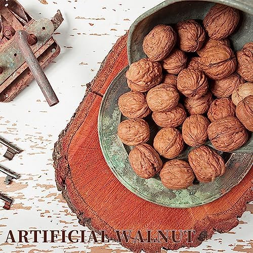 Hagao Fake Walnut Artificial Vegetables 20PCS Kitchen Decoration