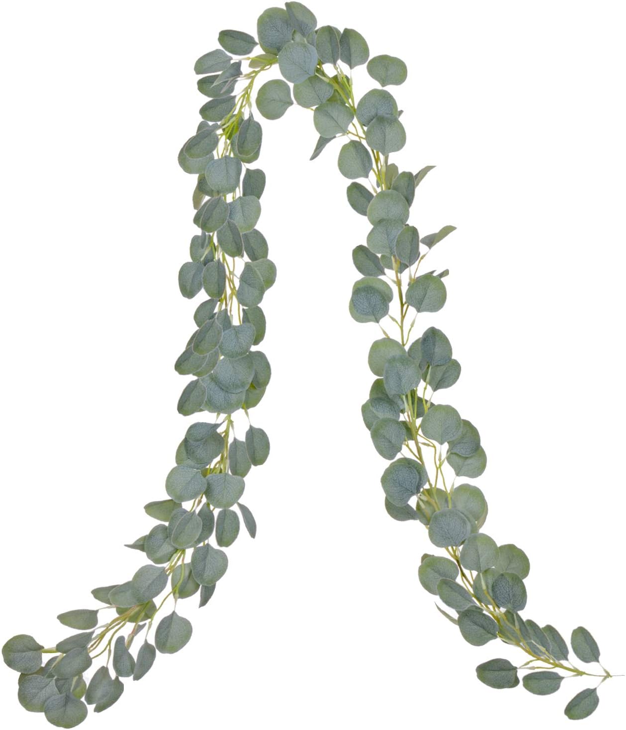 DearHouse Artificial Eucalyptus Garland 6FT Green Vines Wedding Backdrop Decor