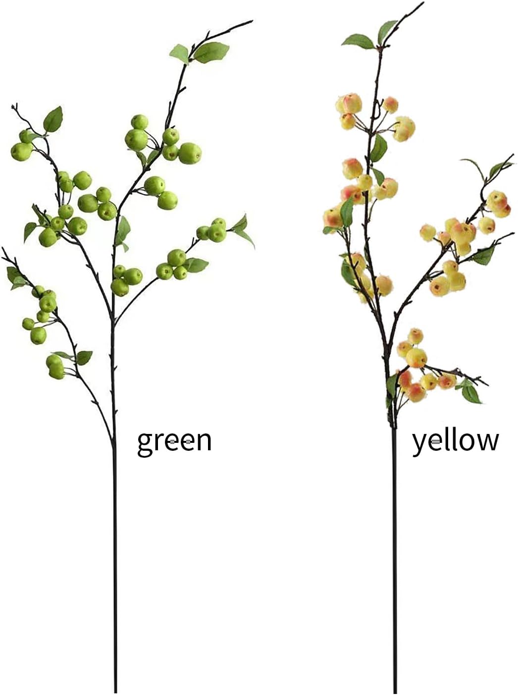 Firlar Artificial Apples Branch 4134 Inch Decor