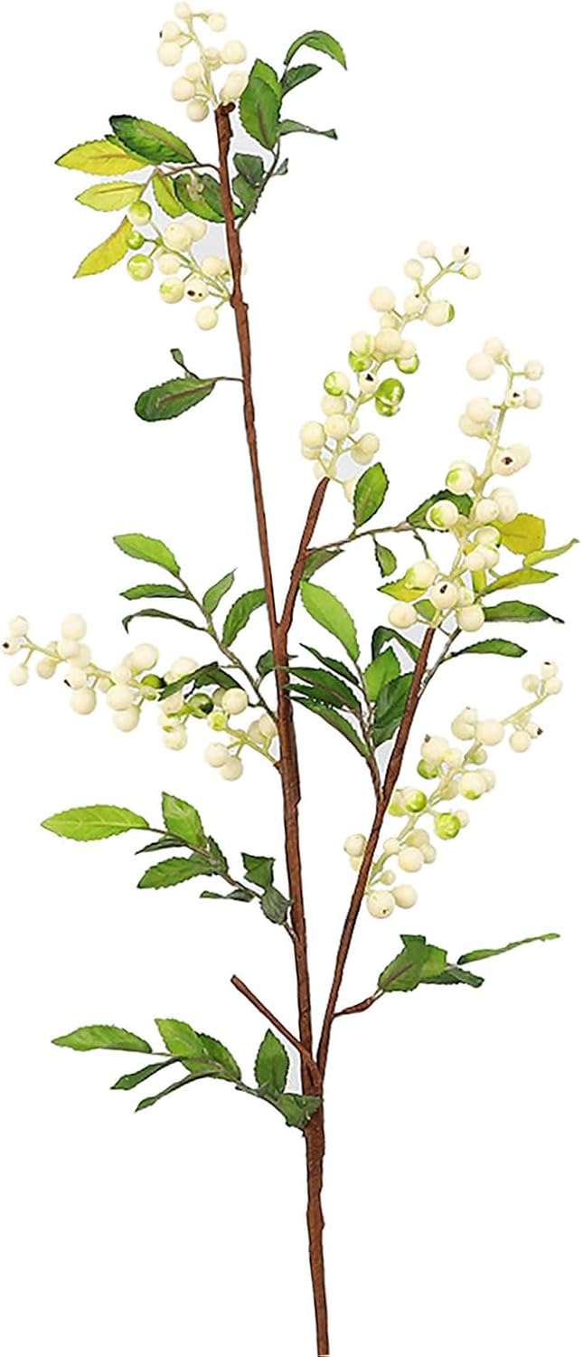 DriKou Artificial Fruit Tree Branches White