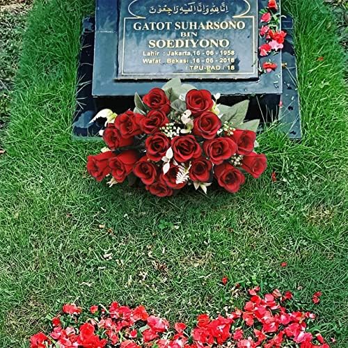 UArtlines Artificial Cemetery Flowers for Grave