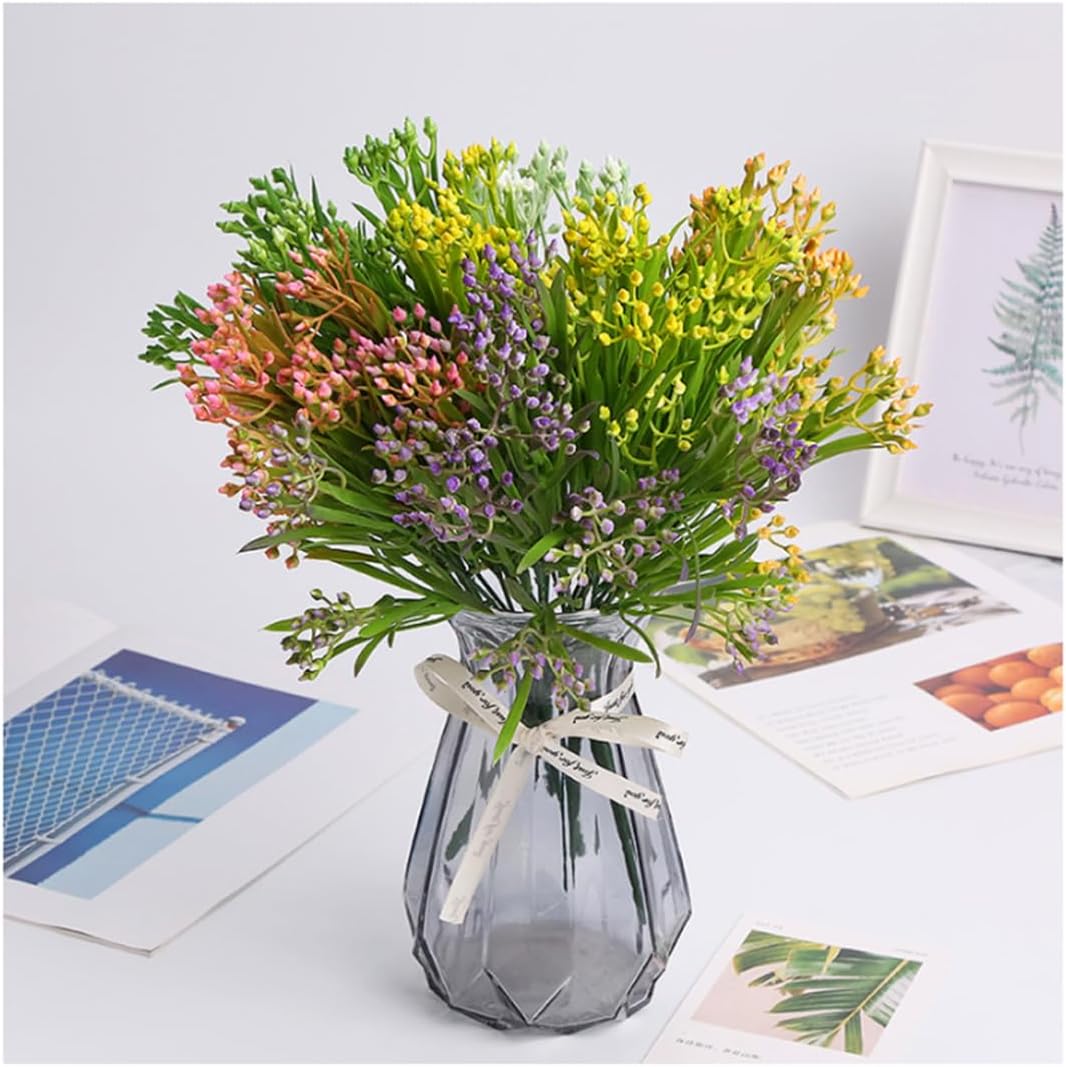 Xiao Hua 6Pcs Star Fruit Artificial Flowers White