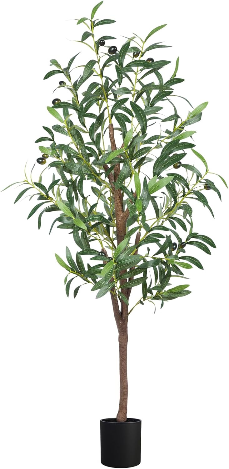 Realistic Artificial Olive Tree 48 Inch Tall
