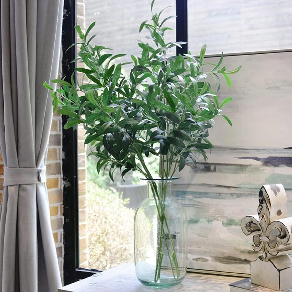 5pcs Artificial Olive Branches for Vases Decor