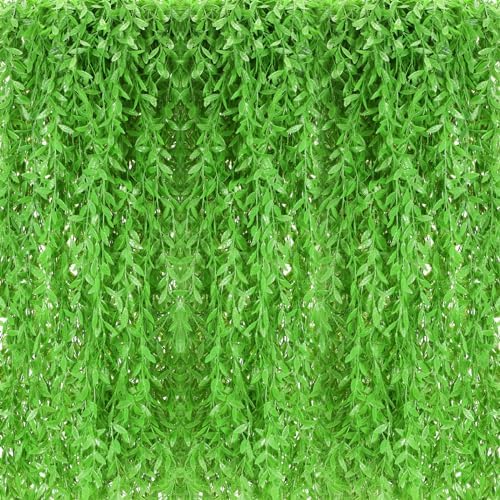 Riceshoot Artificial Weeping Willow Garland 24 Pcs