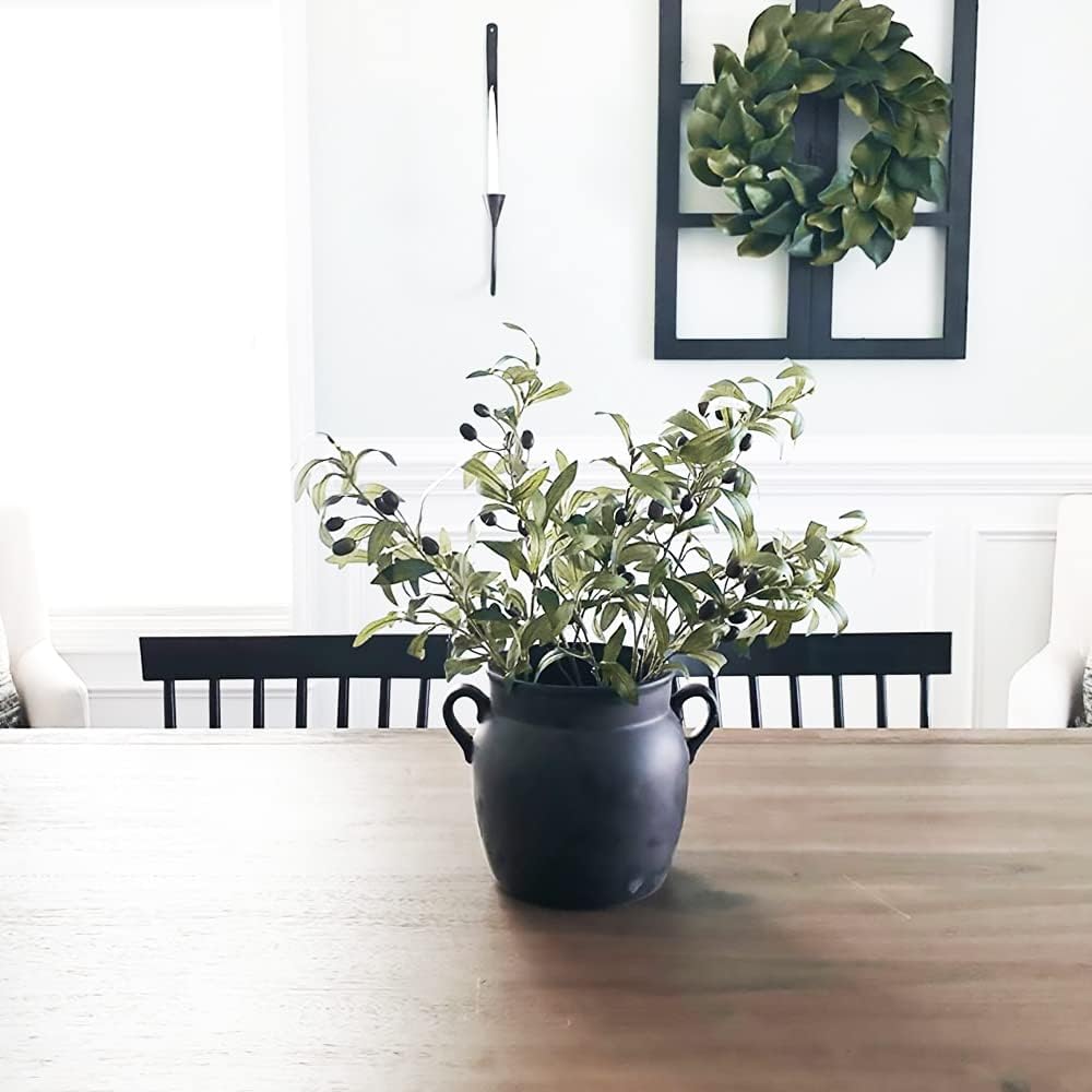 DVGUN 5 Pack Artificial Olive Branches Silk Plants