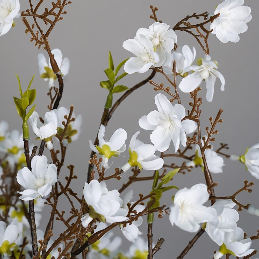 MelorcaGuilla Artificial Cherry Blossom Branches 3PCS