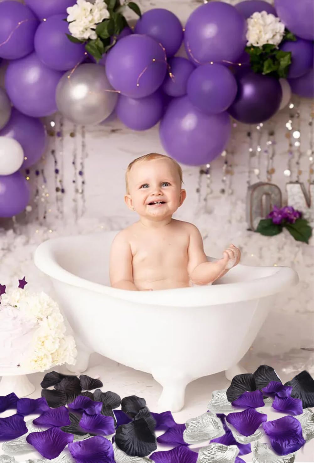 ALLHEARTDESIRES 900PCS Artifical Flower Petals for Weddings and Parties