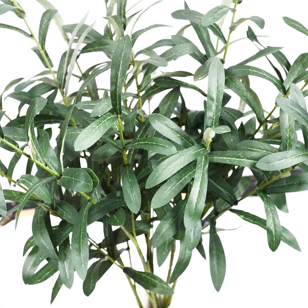 5pcs Artificial Olive Branches for Vases Decor