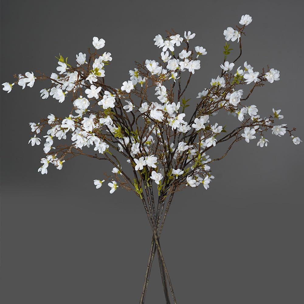 MelorcaGuilla Artificial Cherry Blossom Branches 3PCS