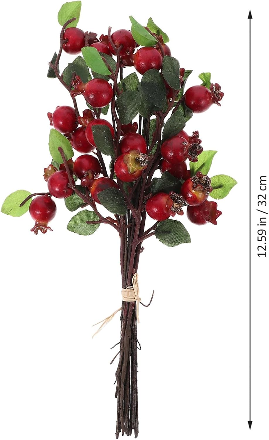 HEALLILY Group of 5 Artificial Pomegranate Berries Floral Decor