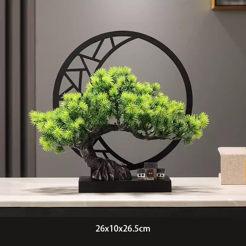 Artificial Bonsai Tree Gray Living Room Decor