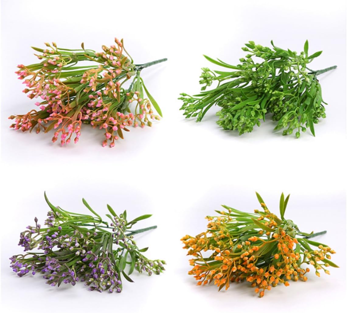 Xiao Hua 6Pcs Star Fruit Artificial Flowers White