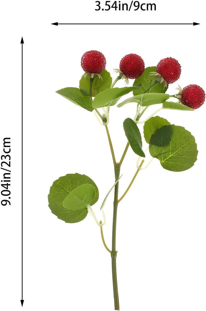 ARTIBETTER Artificial Berry Branches Flower Vases Decor