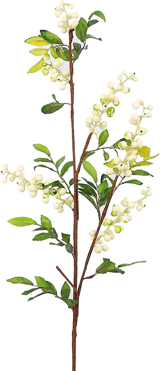 DriKou Artificial Fruit Tree Branches White
