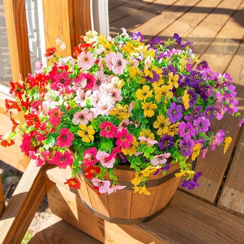 HyeFlora Artificial Daisy Flowers 12 Bundles