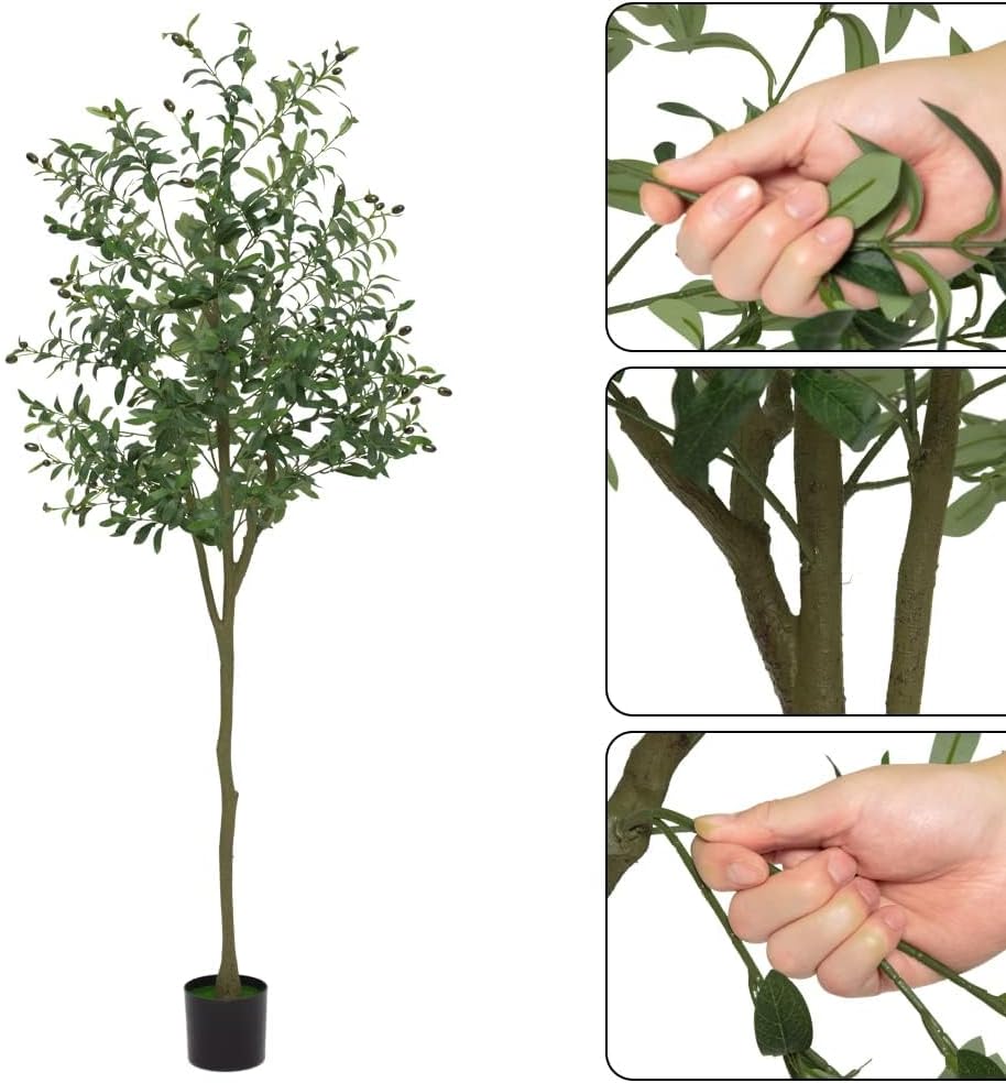 Partslety Artificial Olive Tree 150cm Decorative Plant