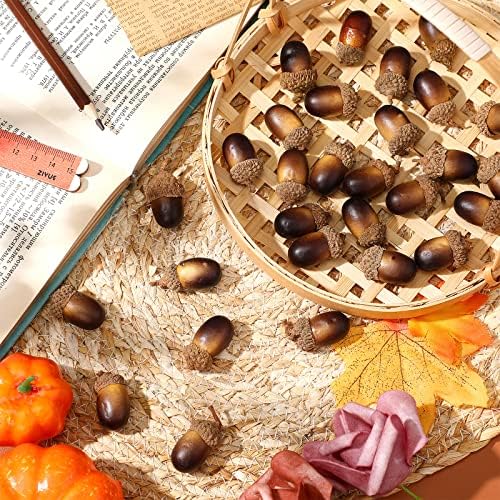 Syhood 300 Piece Artificial Acorn Decor Set