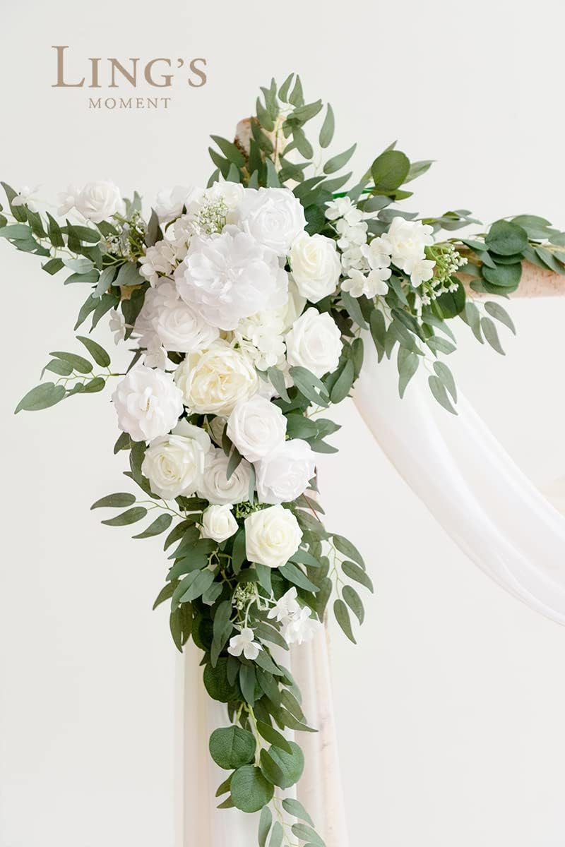 Lings Moment Artificial Wedding Arch Flowers Kit Pack of 4