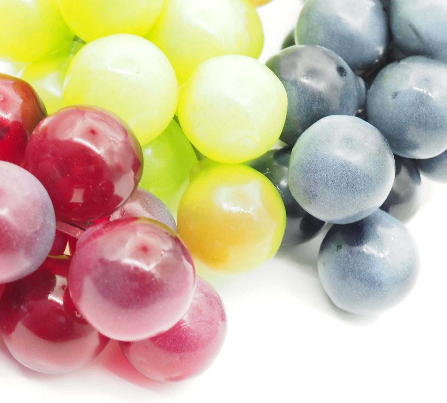 WOSHIMT 3-Pack Artificial Grapes for Home Decor