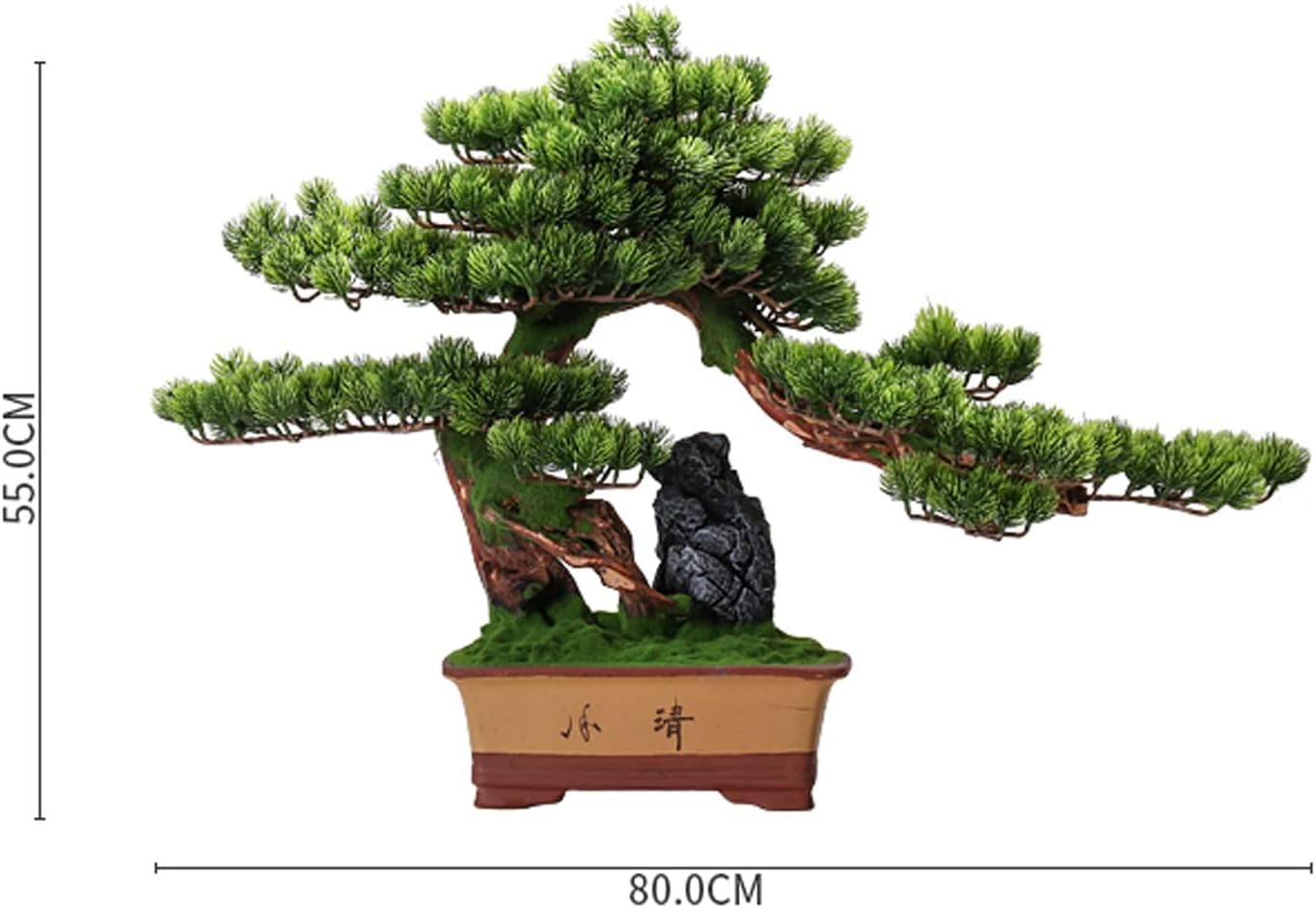 Artificial Cedar Tree Ceramic Pot Decor for Home Office