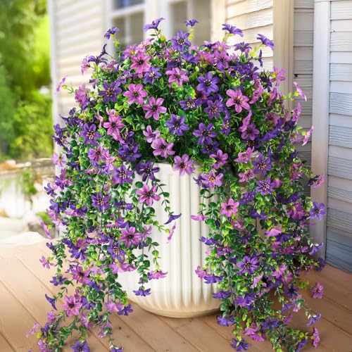 Artificial Daisy and Eucalyptus Flowers for Outdoor Decor