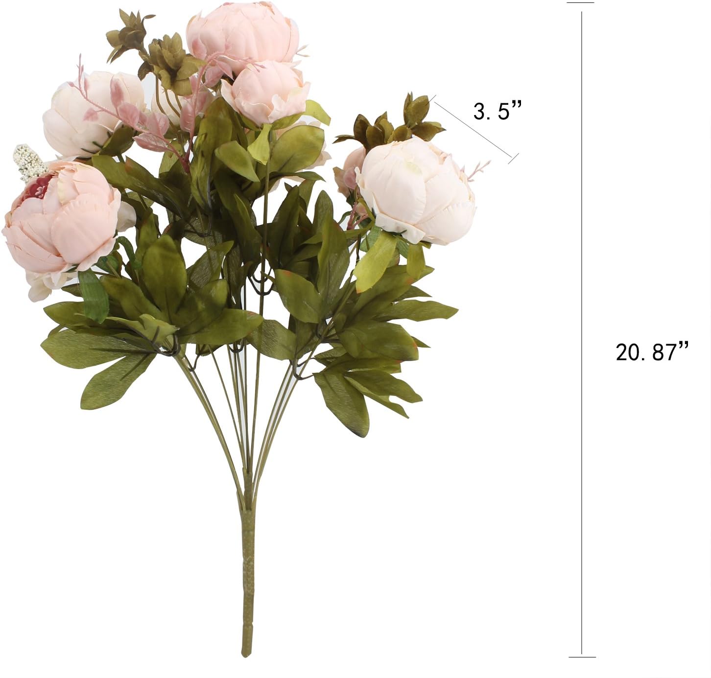 Duovlo Artificial Peony Flowers Wedding Home Decor