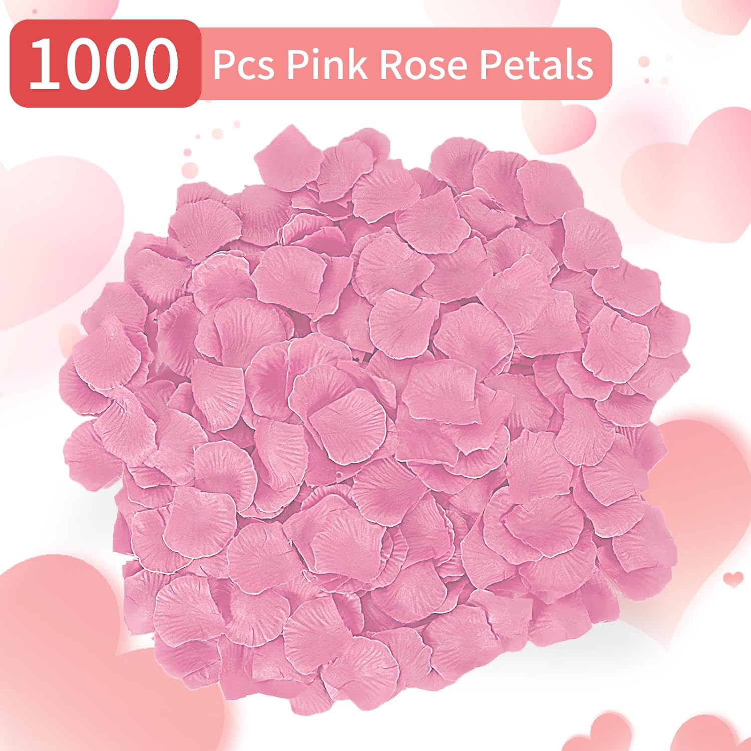 1000 Pcs Artificial Rose Petals for Romantic Decorations